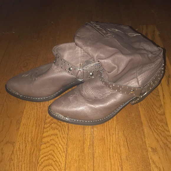 Shyanne leather brown western boots size 10 - Picture 2 of 7